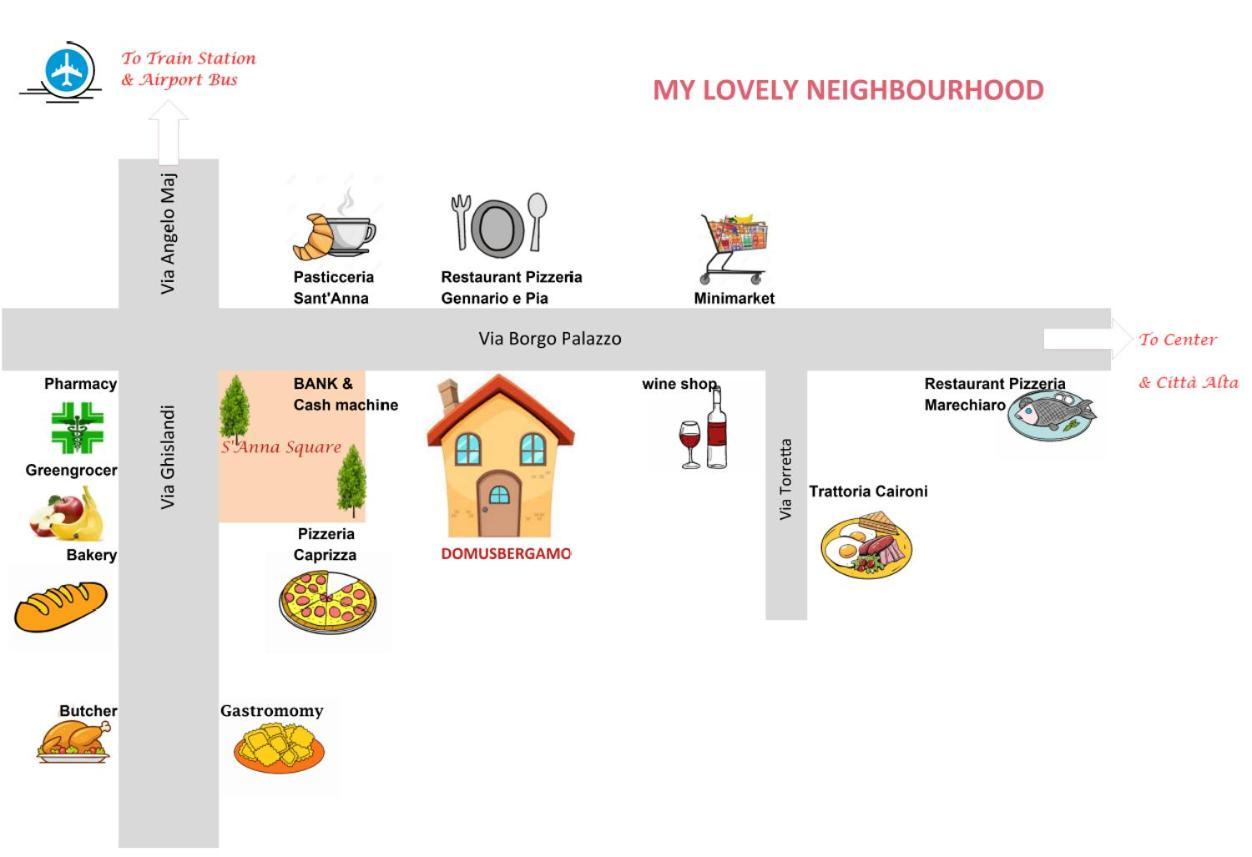 Domusbergamo - Bon Bon Apartment Ngoại thất bức ảnh
